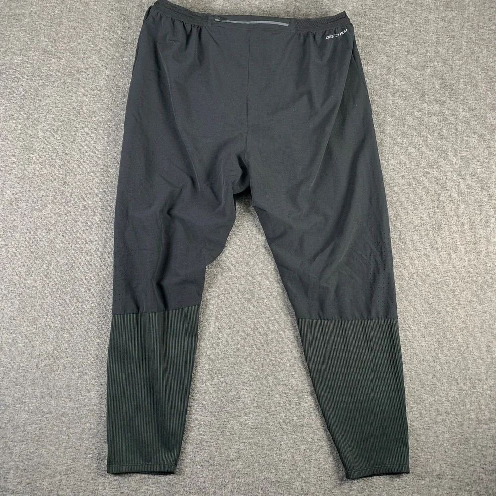 Nike Dri-FIT ADV AeroSwift Pants Men 2XL Running Gym Performance Black Stretch